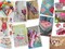 100 Piece Quilting Fabric,6" x 6" (15x15cm) Cotton Craft Fabric Bundle Squares Patchwork Pre-Cut Quilt Squares for DIY Sewing Scrapbooking Quilting Dot Pattern